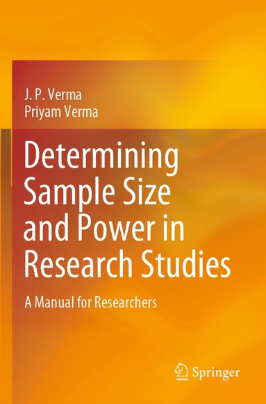 bokomslag Determining Sample Size and Power in Research Studies