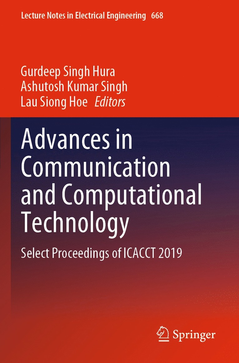 Advances in Communication and Computational Technology 1