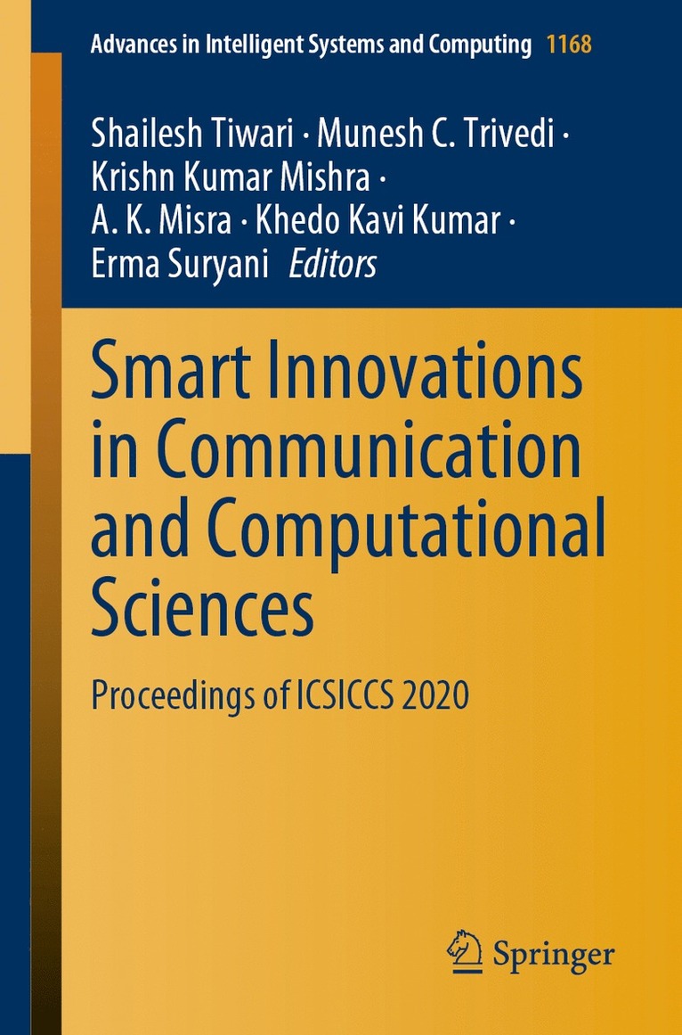 Smart Innovations in Communication and Computational Sciences 1