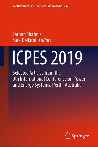 Farhad Shahnia, Sara Deilami - ICPES 2019, Inbunden
