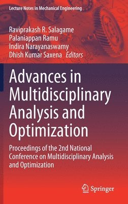 bokomslag Advances in Multidisciplinary Analysis and Optimization