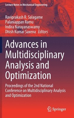 Advances in Multidisciplinary Analysis and Optimization 1