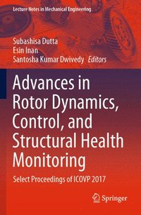 bokomslag Advances in Rotor Dynamics, Control, and Structural Health Monitoring