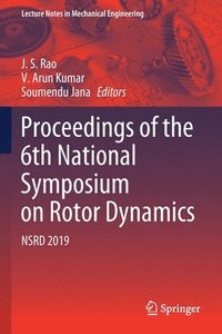 bokomslag Proceedings of the 6th National Symposium on Rotor Dynamics