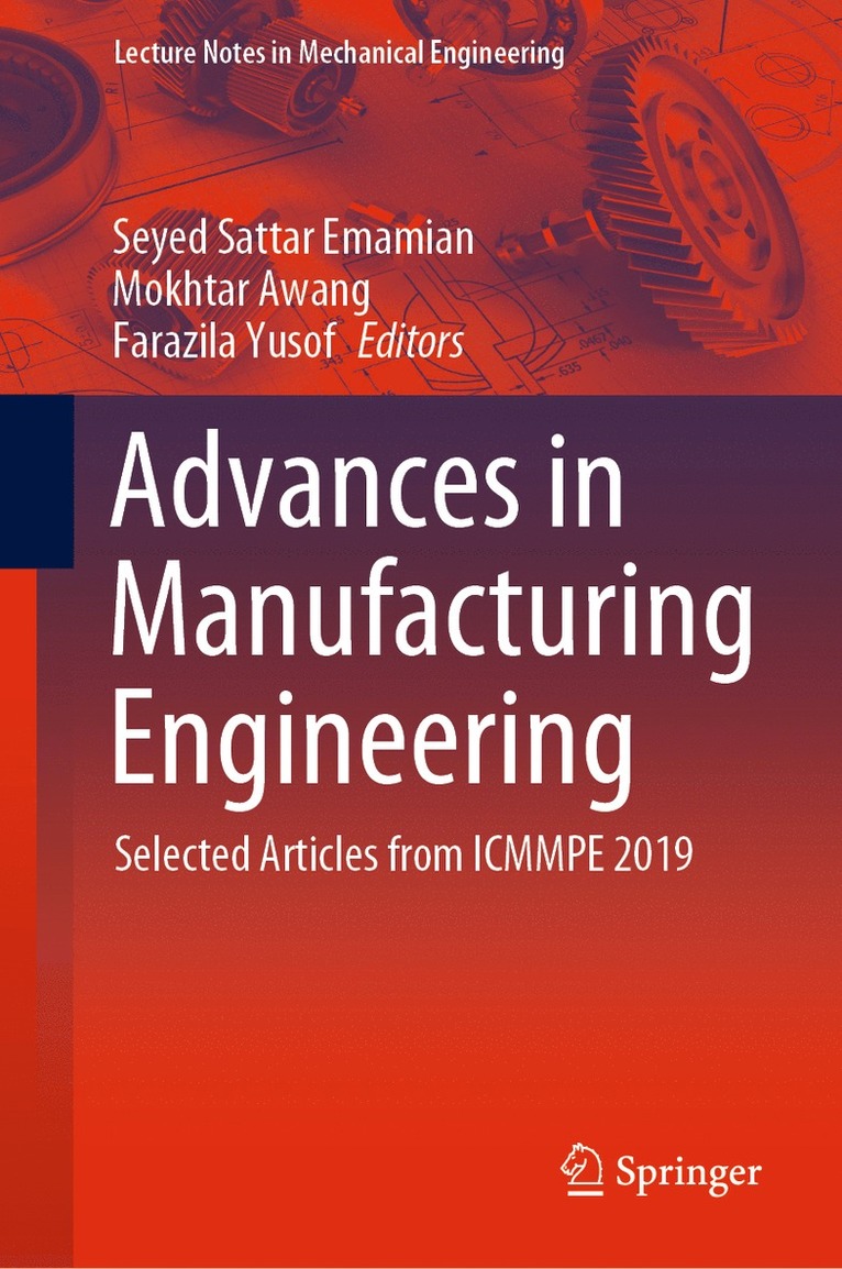 Advances in Manufacturing Engineering 1