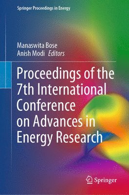 Proceedings of the 7th International Conference on Advances in Energy Research 1