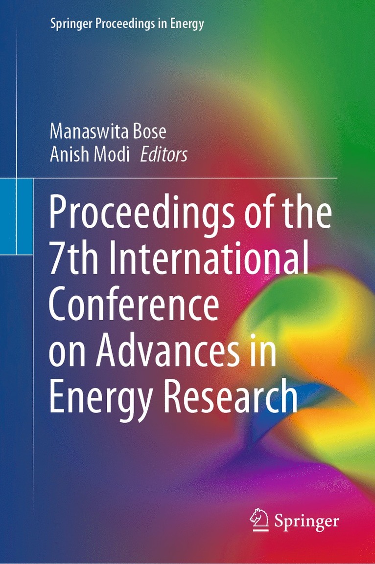 Manaswita Bose, Anish Modi - Proceedings of the 7th International Conference on Advances in Energy Research, Inbunden