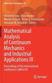 bokomslag Mathematical Analysis of Continuum Mechanics and Industrial Applications III