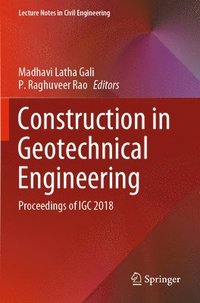 bokomslag Construction in Geotechnical Engineering