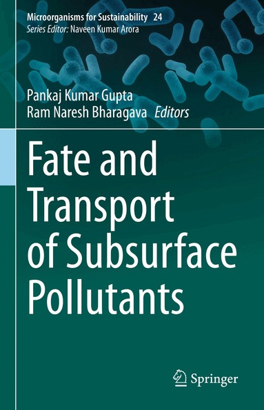 Pankaj Kumar Gupta, Ram Naresh Bharagava - Fate and Transport of Subsurface Pollutants, Inbunden