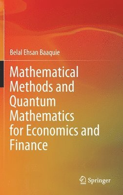 Mathematical Methods and Quantum Mathematics for Economics and Finance 1