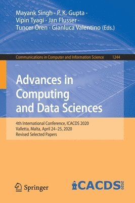 bokomslag Advances in Computing and Data Sciences