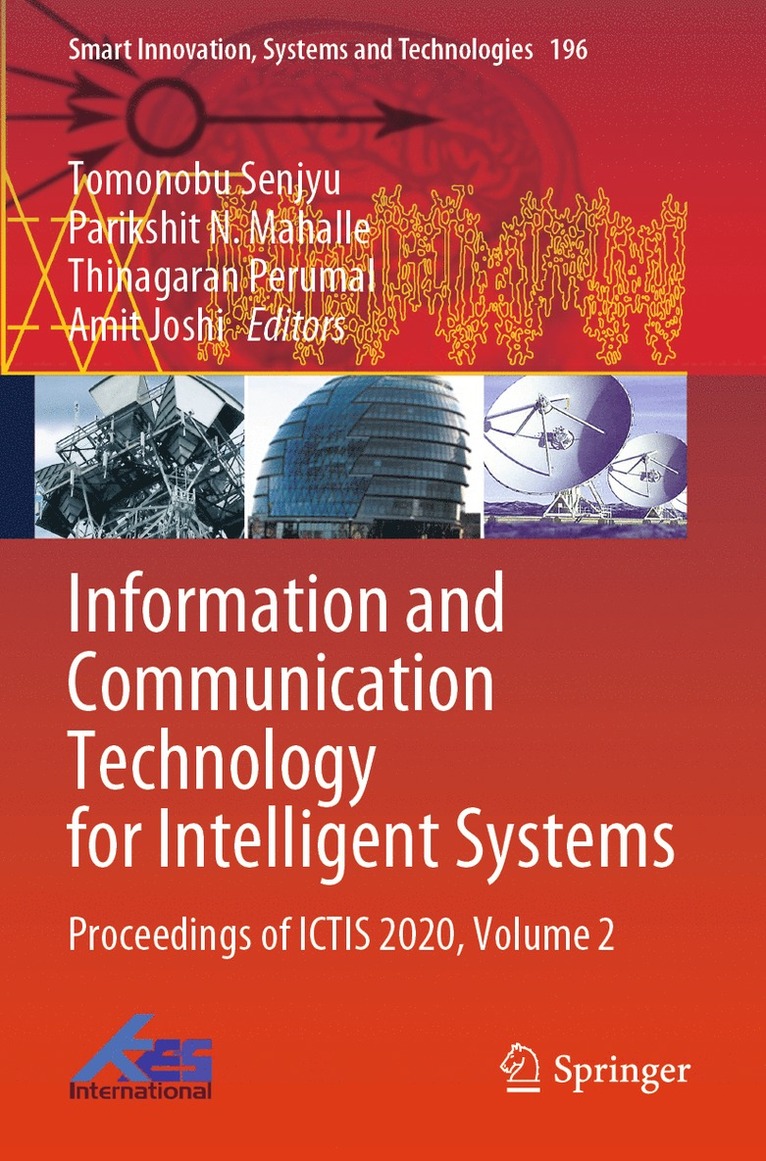 Tomonobu Senjyu, Parikshit N. Mahalle, Thinagaran Perumal, Amit Joshi - Information and Communication Technology for Intelligent Systems, Häftad