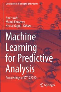 bokomslag Machine Learning for Predictive Analysis