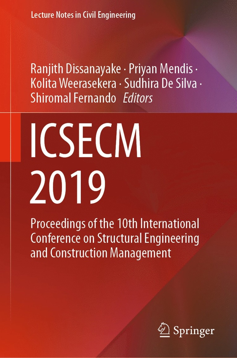 Ranjith Dissanayake, Priyan Mendis, Kolita Weerasekera, Sudhira De Silva, Shiromal Fernando - ICSECM 2019, Inbunden