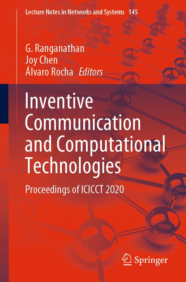 G. Ranganathan, Joy Chen, Álvaro Rocha, Alvaro Rocha - Inventive Communication and Computational Technologies, Häftad