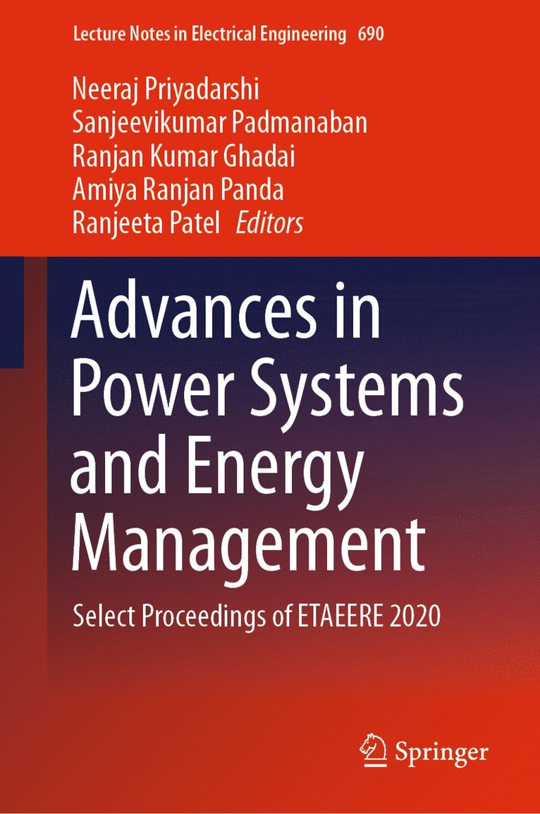 Advances in Power Systems and Energy Management 1