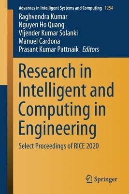 Research in Intelligent and Computing in Engineering 1