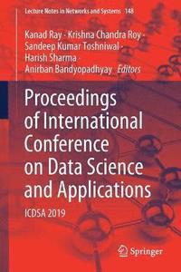 bokomslag Proceedings of International Conference on Data Science and Applications