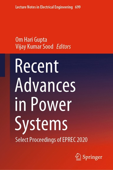 bokomslag Recent Advances in Power Systems