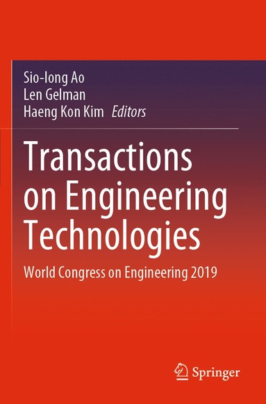 bokomslag Transactions on Engineering Technologies