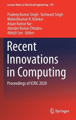 Recent Innovations in Computing 1