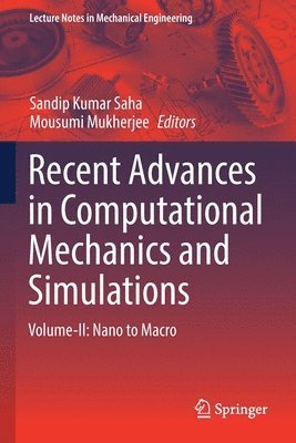 bokomslag Recent Advances in Computational Mechanics and Simulations