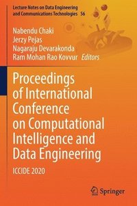 bokomslag Proceedings of International Conference on Computational Intelligence and Data Engineering