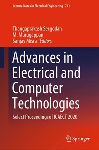 bokomslag Advances in Electrical and Computer Technologies