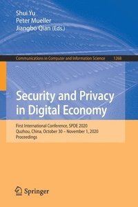 bokomslag Security and Privacy in Digital Economy