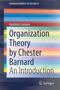 bokomslag Organization Theory by Chester Barnard