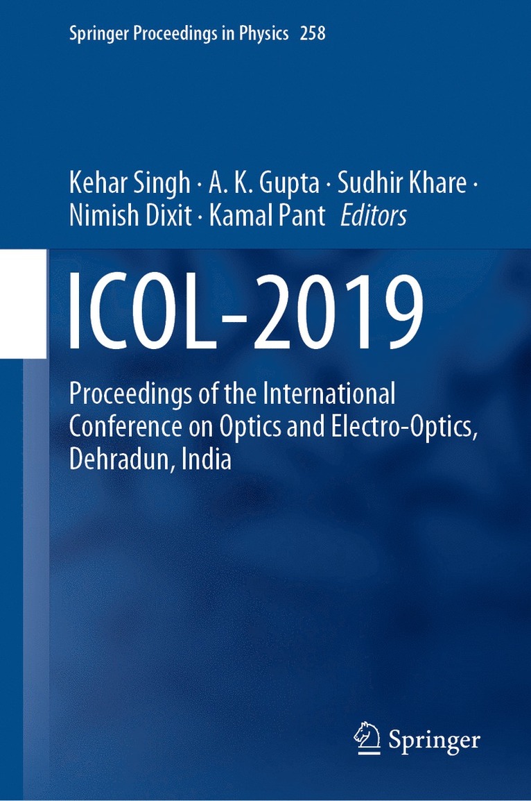 Kehar Singh, A K Gupta, Sudhir Khare, Nimish Dixit, Kamal Pant, A. K. Gupta - ICOL-2019, Inbunden