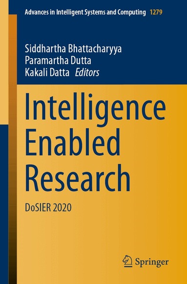 Siddhartha Bhattacharyya, Paramartha Dutta, Kakali Datta - Intelligence Enabled Research, Häftad