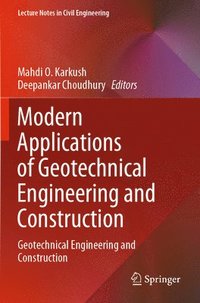 bokomslag Modern Applications of Geotechnical Engineering and Construction