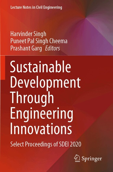 Harvinder Singh, Puneet Pal Singh Cheema, Prashant Garg - Sustainable Development Through Engineering Innovations, Häftad