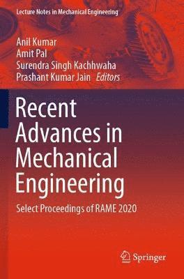 bokomslag Recent Advances in Mechanical Engineering