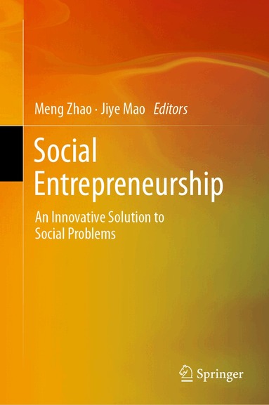 Meng Zhao, Jiye Mao - Social Entrepreneurship, Inbunden