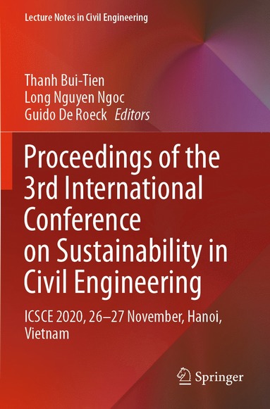 bokomslag Proceedings of the 3rd International Conference on Sustainability in Civil Engineering