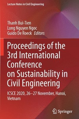 Proceedings of the 3rd International Conference on Sustainability in Civil Engineering 1