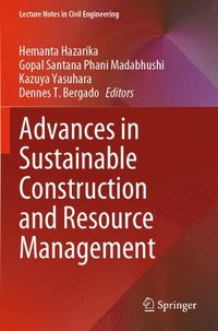 bokomslag Advances in Sustainable Construction and Resource Management