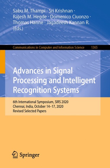 bokomslag Advances in Signal Processing and Intelligent Recognition Systems