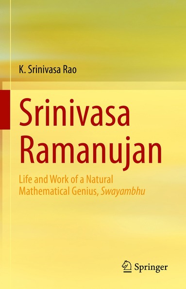 bokomslag Srinivasa Ramanujan