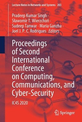 bokomslag Proceedings of Second International Conference on Computing, Communications, and Cyber-Security