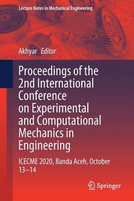 bokomslag Proceedings of the 2nd International Conference on Experimental and Computational Mechanics in Engineering