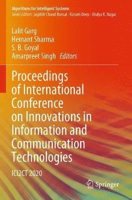 bokomslag Proceedings of International Conference on Innovations in Information and Communication Technologies