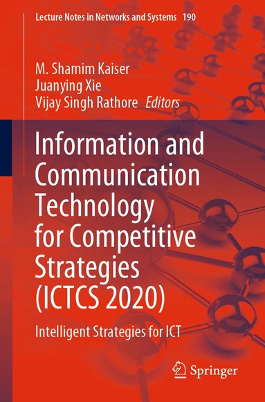 bokomslag Information and Communication Technology for Competitive Strategies (ICTCS 2020)