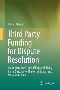 bokomslag Third Party Funding for Dispute Resolution