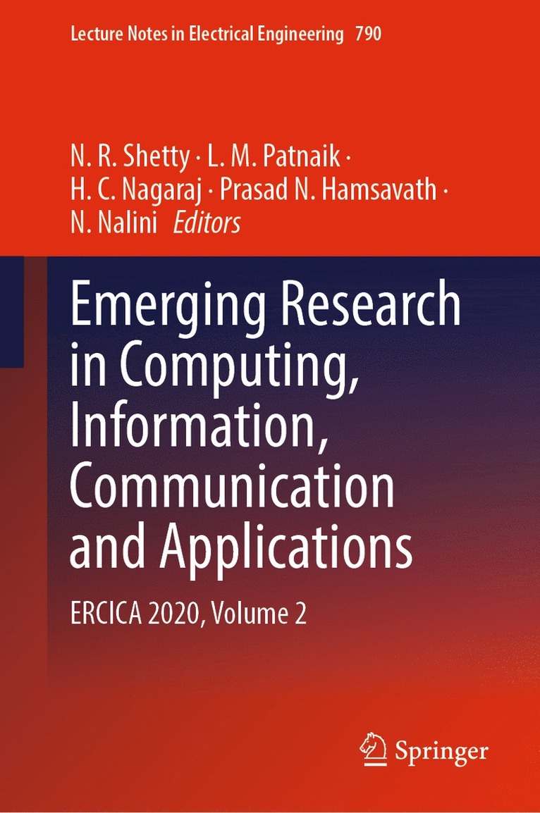 N. R. Shetty, L. M. Patnaik, H. C. Nagaraj, Prasad N. Hamsavath, N. Nalini - Emerging Research in Computing, Information, Communication and Applications, Inbunden