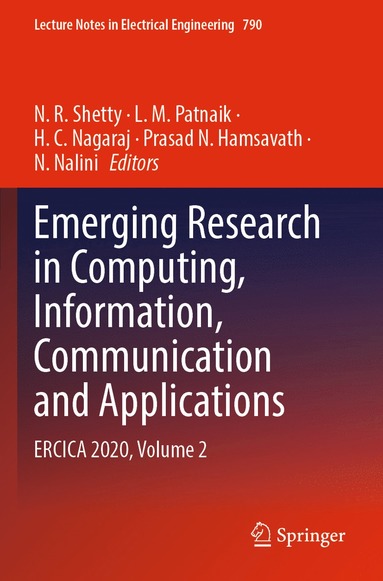 bokomslag Emerging Research in Computing, Information, Communication and Applications