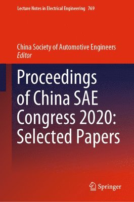 Proceedings of China SAE Congress 2020: Selected Papers 1